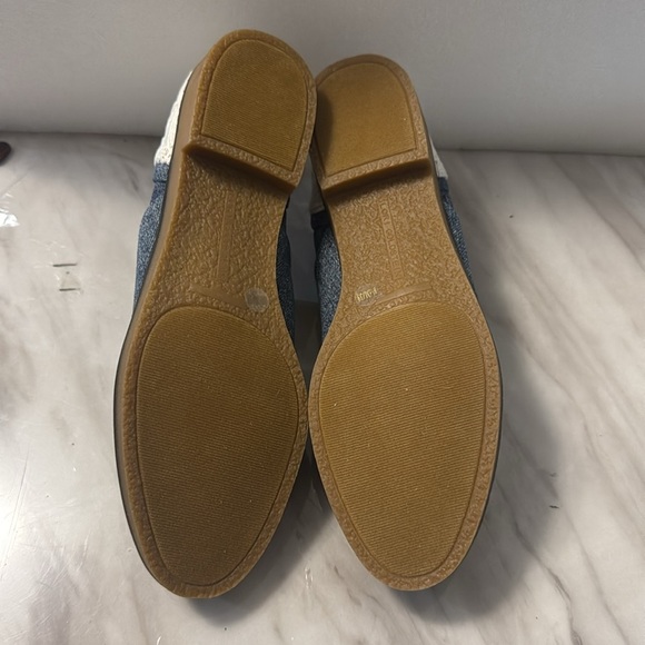 Lori Goldstein Collection Castiel Denim Lace Slip On Loafers size 8.5 - Picture 4 of 6